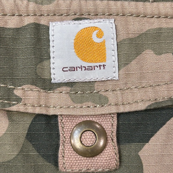 Carhartt Women’s El Paso Camo Vest M 2014 Full Zip Hunting Ripstop Military 8-10 - Picture 12 of 13